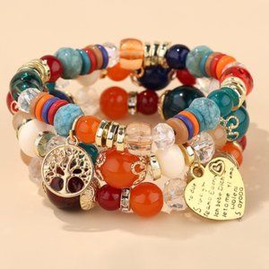 Bohemian Fashion Trendy Beaded Charm Bracelets